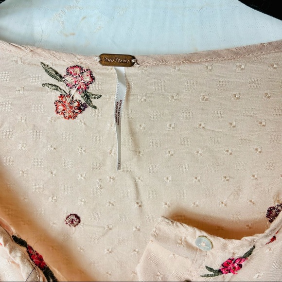 Free People Kiss from a Rose Peasant Top - Picture 9 of 10
